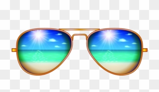 Creative Sunglasses Aviator Illustration Sunscreen - Sun Glass Png On Picsart Clipart