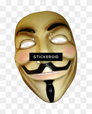 Mask - V For Vendetta Mask Png Clipart