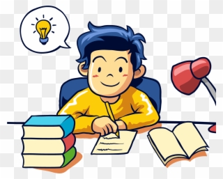 Student Learning Writing - Student Writing Clipart Png Transparent Png