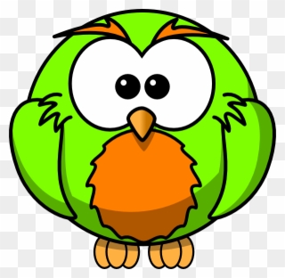 Orange Hoot Clipart Has - Png Download