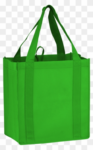 Lime Green Little Storm Grocery Bag - Tote Bag Clipart