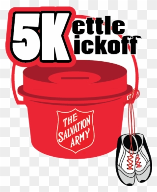 Salvation Army 5k Logo Design - Salvation Army Red Kettle Clipart