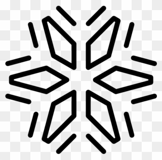 2 White Label Noun - Small Snowflake Clipart