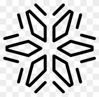 2 White Label Noun - Small Snowflake Clipart