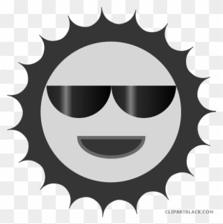 Smiling Sun With Sunglasses Clipart - Good Afternoon Icon - Png Download