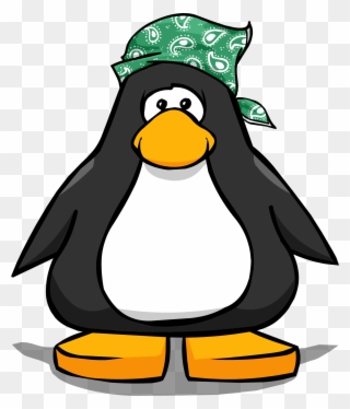 Image Green Paisley On A Player Card - Penguin With Top Hat Clipart