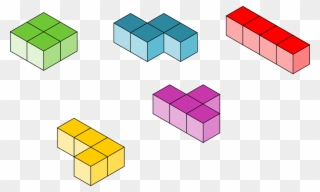 Tetris Blocks 3d Clipart