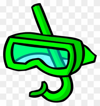 Green Snorkel - Snorkel Png Clipart