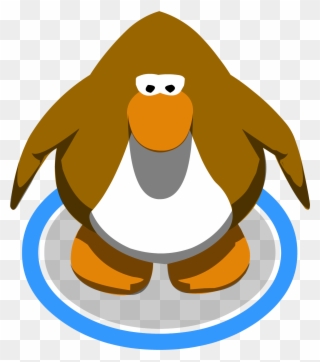 Brown Standing - Club Penguin Old Blue Clipart