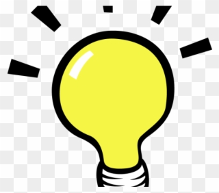 Thinking Brain Cliparts - Light Bulb Clipart Png Transparent Png