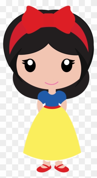 Eps Vector Of Giggle And Print - Snow White Cartoon Drawing Clipart