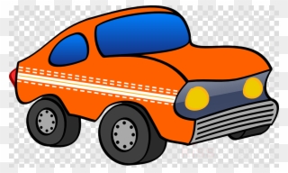 Cartoon Big Cars Clipart Car Auto Racing Clip Art - Cartoon Car Clipart - Png Download
