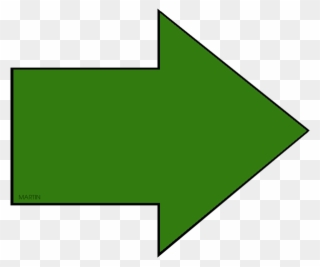 Green Arrow - Green Colour Arrow Png Clipart