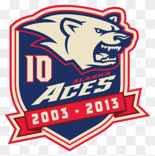 Alaska Aces Hockey Logo Clipart