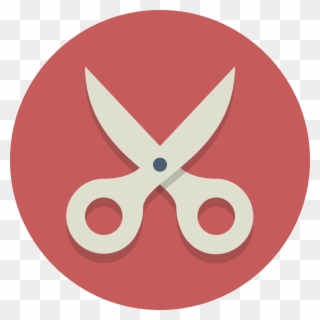 Circle Icons Scissors - Circle Cutter App Clipart