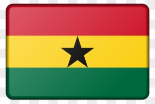 Big Image - Ghana Flag Transparent Clipart
