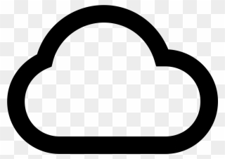 It Is A Very Simplified Looking Cloud - Nubes Del Tiempo Png Clipart