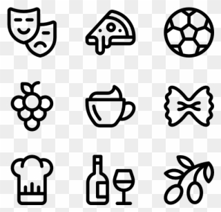 Italy - Icons For Presentation Clipart