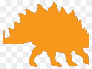Stegosaurus Silhouette Transparent Clipart