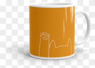 Minimalist Cat Bold Coffee Mug Gift For Cat Lovers - Mug Clipart