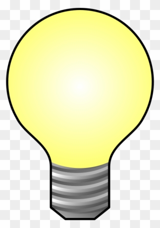 File Bulb Icon Svg Wikimedia Commons This - Transparent Background Light Bulb Clipart - Png Download