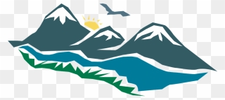 Free Mountain Logo - Sunrise Svg Clipart