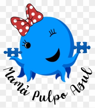 Mamá Pulpo Azul - Octopus Clipart