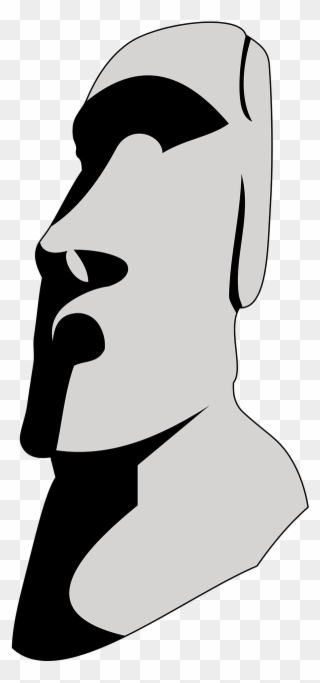 Island, Moai, Easter Island, The Statue - Rapa Nui Moai Png Clipart