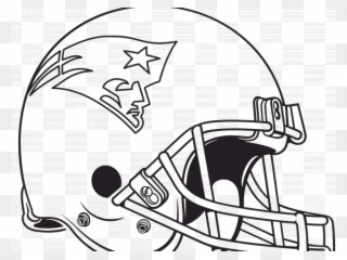 New England Patriots Clipart Patriats - Patriots Football Helmets Coloring Pages - Png Download