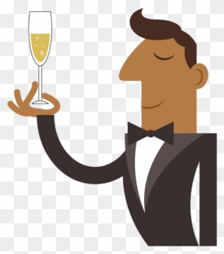 How To Place The Glass - Illustration Clipart