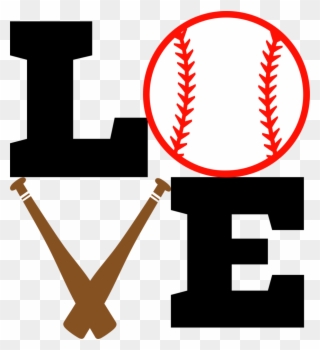 Love Baseball- Bat And Ball Albb Blanks Png Free Stock - Visual Acuity Clipart
