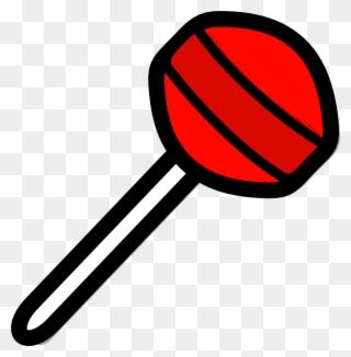 Cherry Clipart Pop Art - Red Lollipop Clipart - Png Download