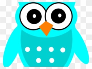 Turquoise Clipart Turquoise Owl - Orange Owl Clipart - Png Download