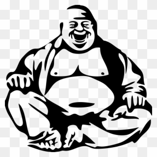 Medium Image - Laughing Buddha Logo Clipart