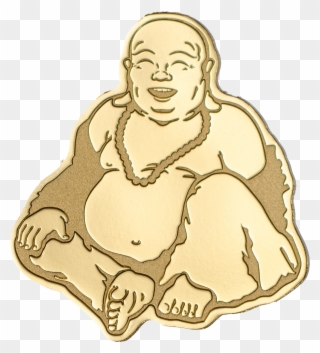 Golden Laughing Buddha - Lachender Buddha Clipart