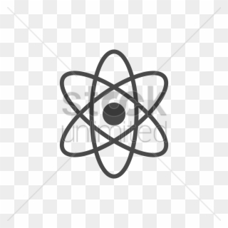 Atom Vector Image - Vector Science Symbol Clipart
