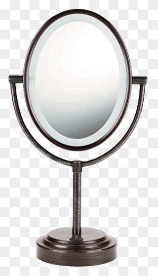 Best Makeup Mirror Transparent Background - Led Makeup Oval Mirror Clipart