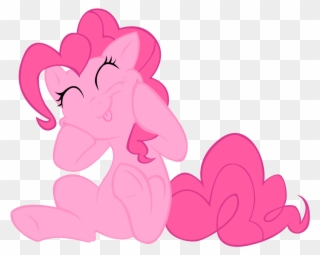 Pinkie Pie Face Smoosh Step - Pinkie Pie Silly Face Clipart