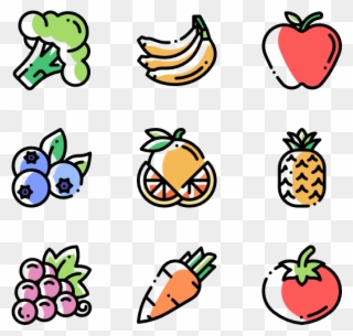 Banner Free Icons Free Fruits And Vegetables - Human Icon Color Png Clipart