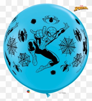 Marvel´s Spider Man A Round 3´ - Spider Man Giant Balloon - 36" Latex (2pk) (pack Of Clipart