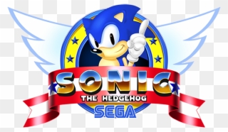 Sonic The Hedgehog Genesis Hd Title By Gogeta16a D56reid - Sonic The Hedgehog Logo Png Clipart
