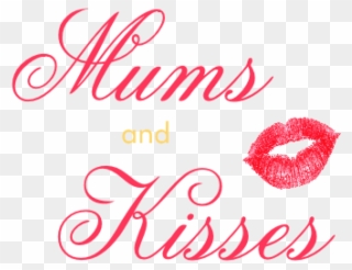 Cropped Cropped Mums And Kisses Logo Alternate Pink - Trading Phrases Mom's Kitchen Wall Decal Clipart