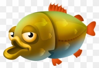 Gold Lure - Fish Clipart