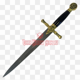 Medieval Mc Hk From - Survivor 15-1/2" Medieval Sword Black Clipart