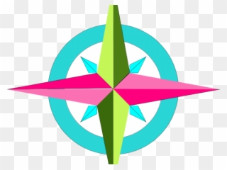 Compass Clipart Colorful - Compass - Png Download
