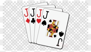Jacks Euchre Playin Cards Trannsparent Clipart Euchre - Gold Heart Transparent Background - Png Download