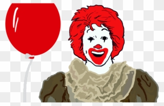 Russian Burger King Accuses The Movie 'it' Of Being - Ronald Mcdonald Clipart