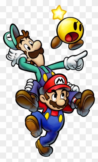 Luigi Clipart Mario Wiki - Mario And Luigi Bowser's Inside Story Mario - Png Download