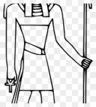 Egypt Clipart Anubis - Easy Anubis Drawing - Png Download