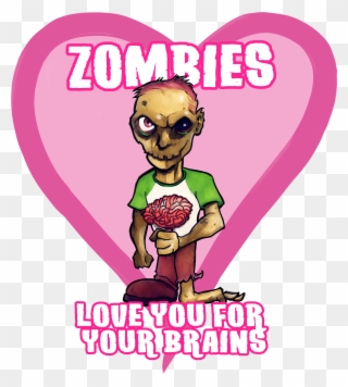 Image Of Zombie Love T-shirt - Shirt Clipart